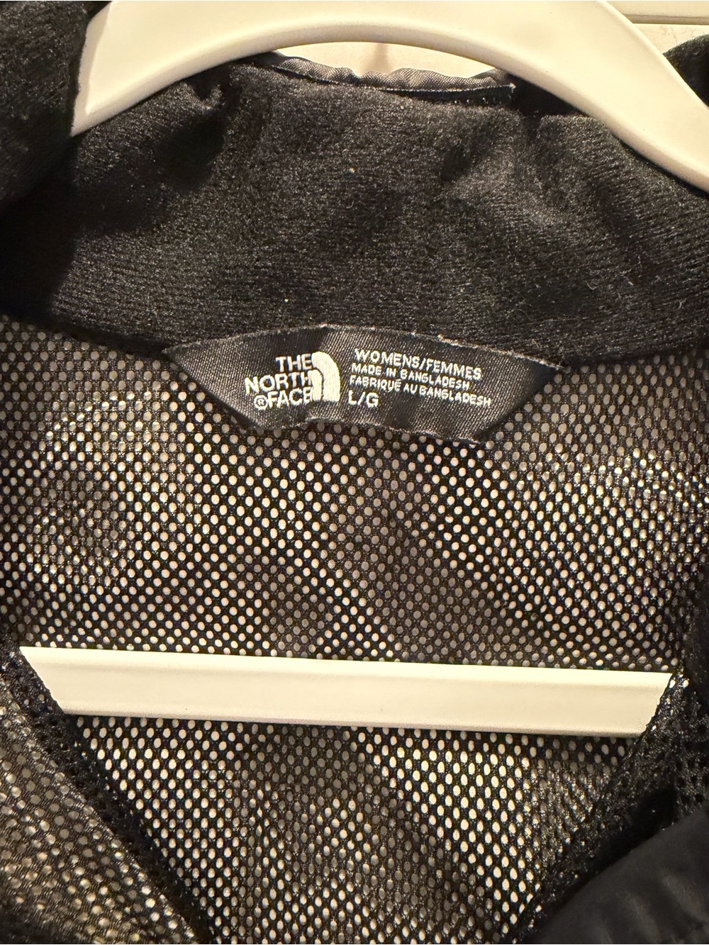 The North Face Women’s Resolve Rain Jacket Black DryVent Hooded Large - Picture 2 of 4